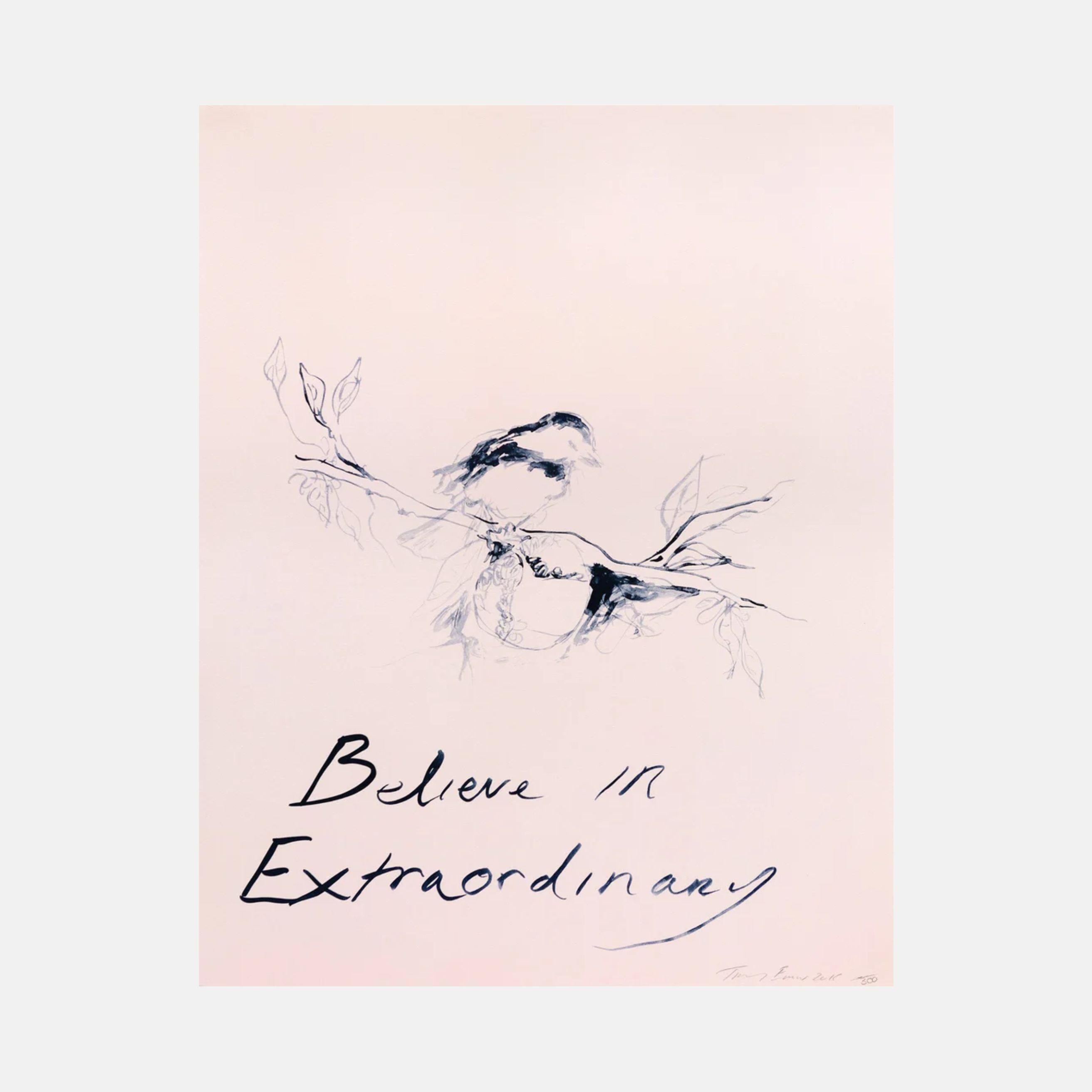 Tracey Emin Still-Life Print – Glauben Sie an das Außergewöhnliche