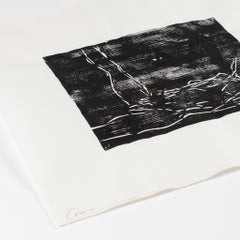 Contemporary Signed Crane Woodcut Print, Edition 30 of 50