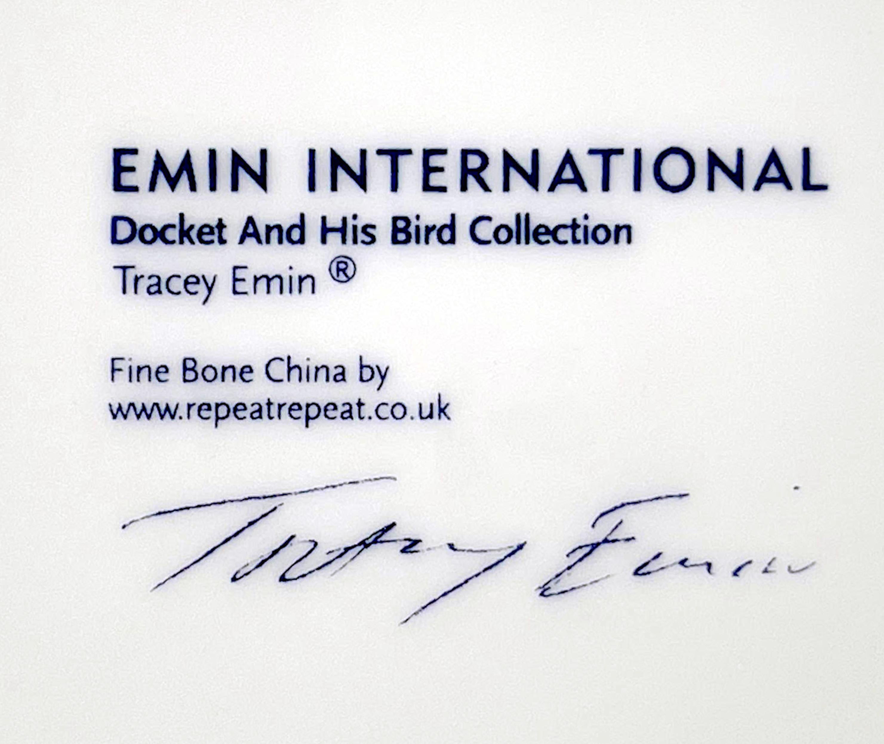 Docket and His Bird Collection plate (Hand signed and inscribed by Tracey Emin) in vendita 4