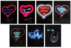Full Set of Hand-Signed Love Neon Posters