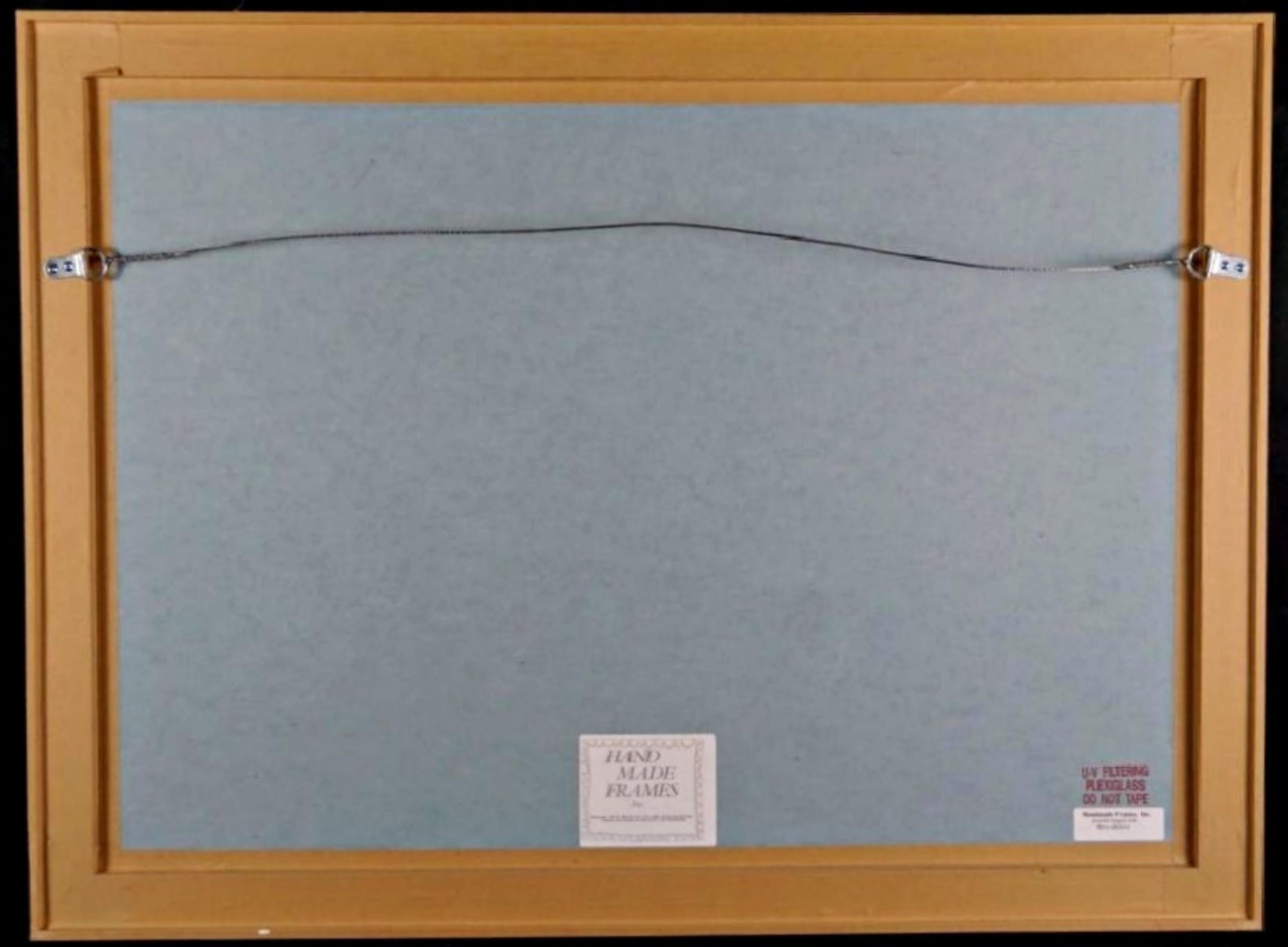 Bonjour Willow, monotype signé (unique), collection Tim Hunt et Tama Janowitz en vente 1