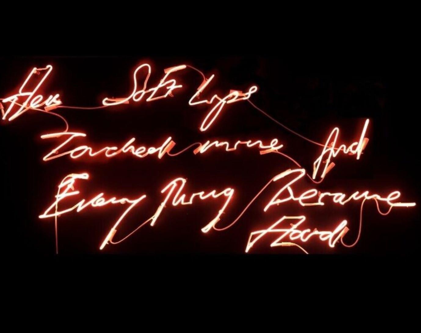 Her soft lips touched mine and everything became hard By Tracey Emin For Sale 2