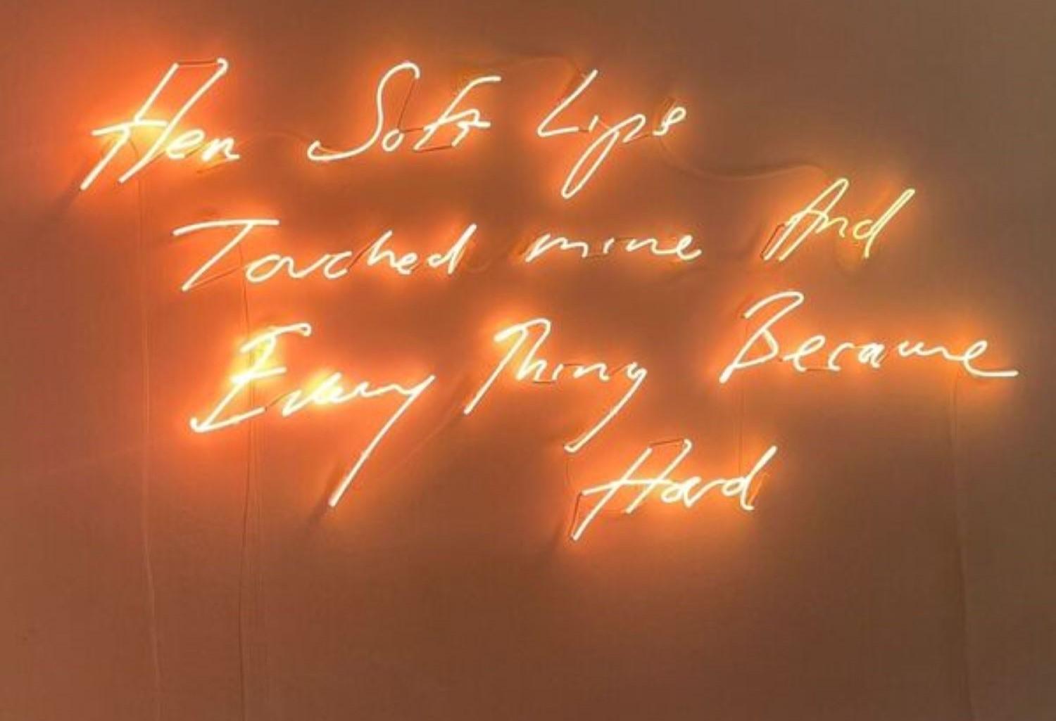 Her soft lips touched mine and everything became hard By Tracey Emin For Sale 3