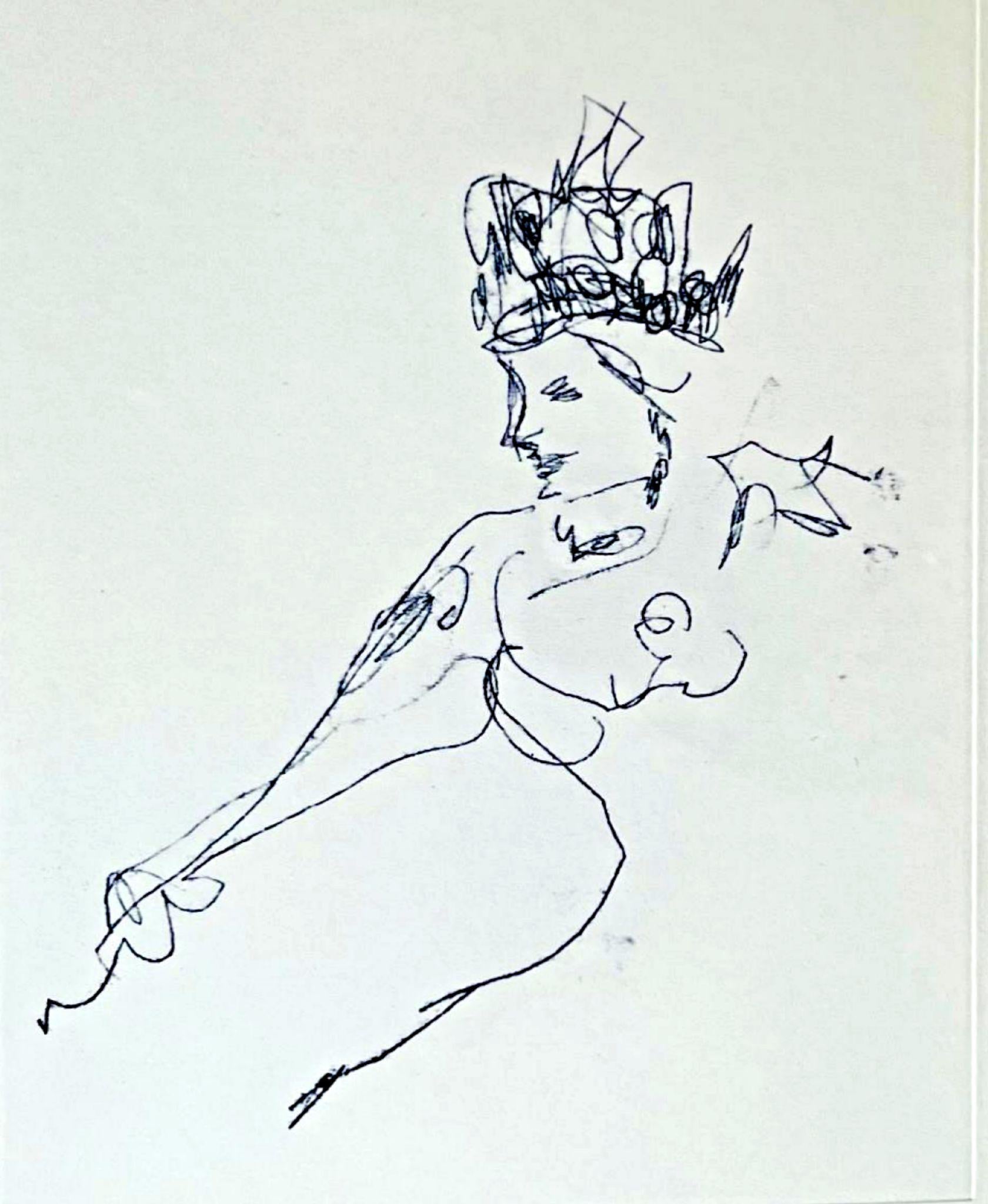 SAR (Su Alteza Real), Grabado polímero sobre papel Zerkall, Firmado/N, Enmarcado - Print de Tracey Emin