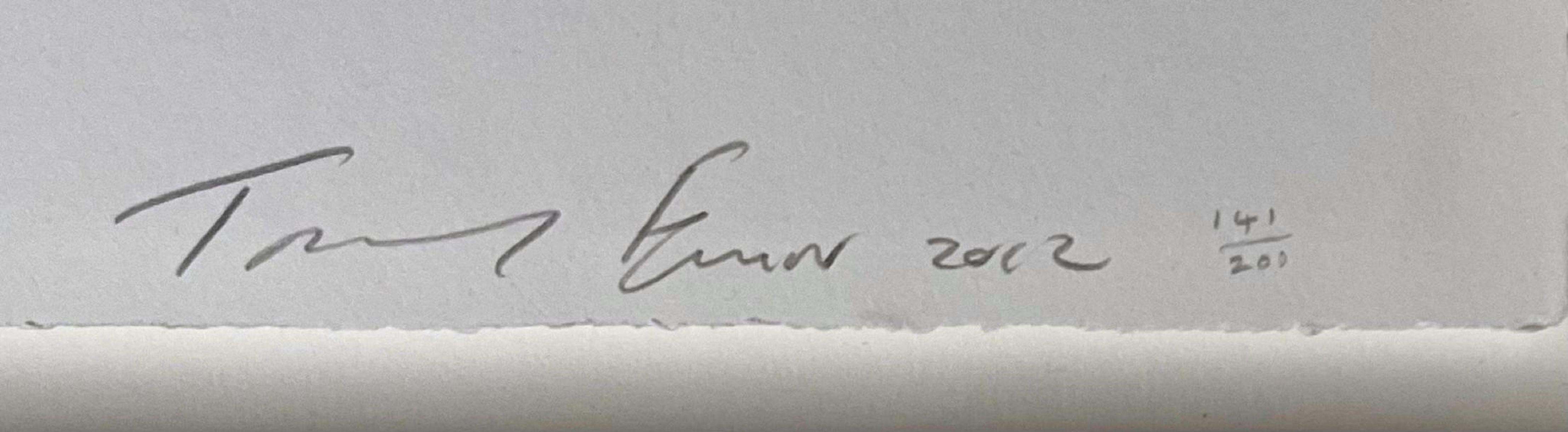 SAR (Su Alteza Real), Grabado polímero sobre papel Zerkall, Firmado/N, Enmarcado - Print Contemporáneo de Tracey Emin