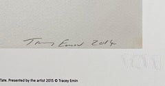 I Could Feel You, Tracey Emin, rara stampa giclée del 2015 firmata su carta da 300 gsm