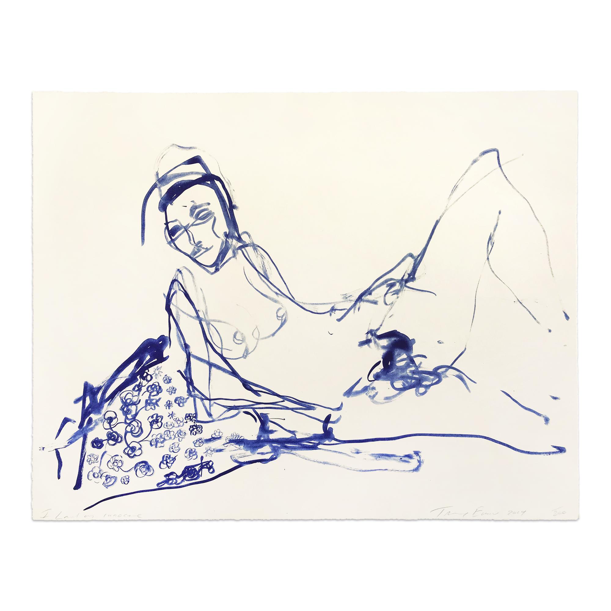 Tracey Emin Nude Print - I Loved My Innocence, Young British Artist, Contemporary Art, 21st Century