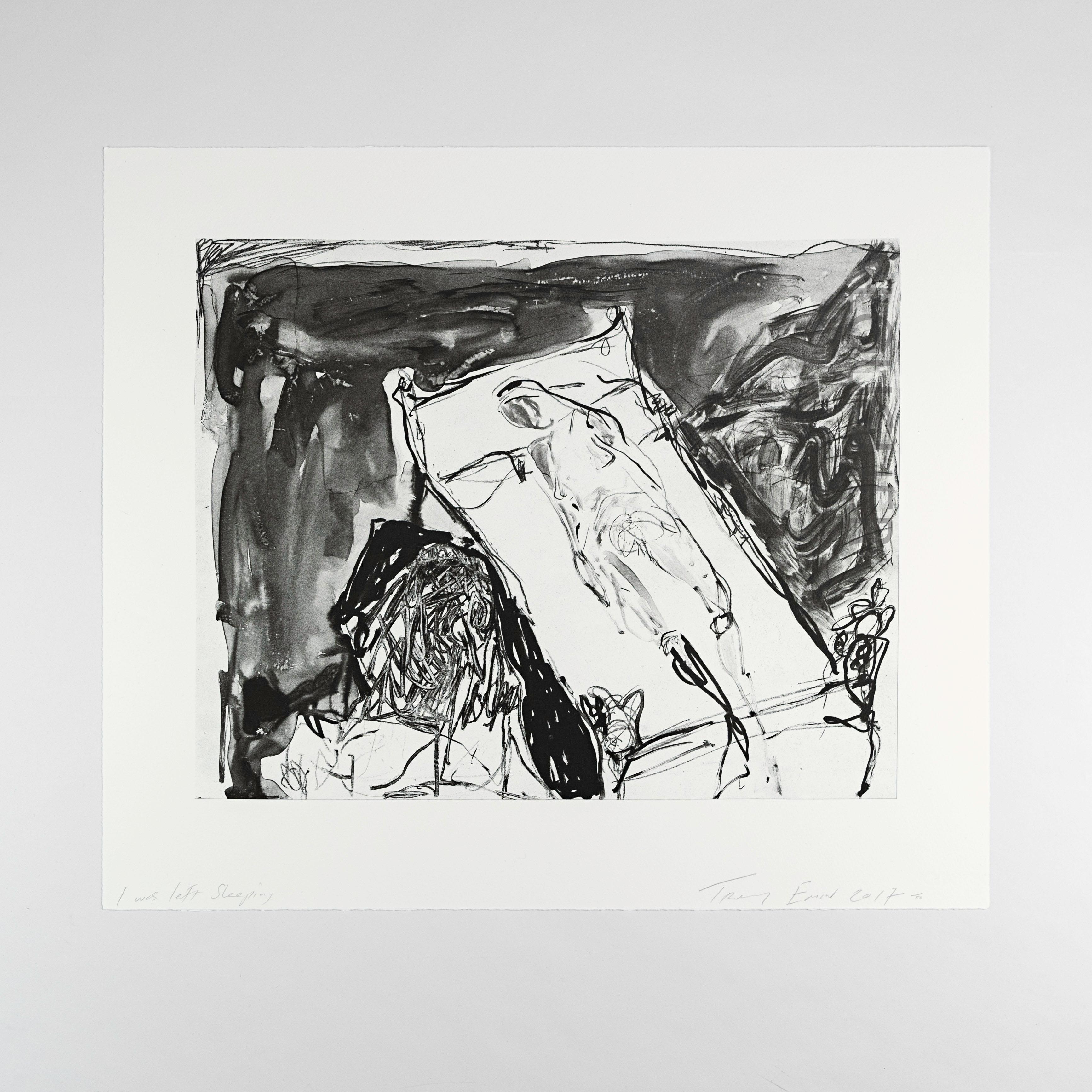 Tracey Emin Abstract Print - I Was Left Sleeping