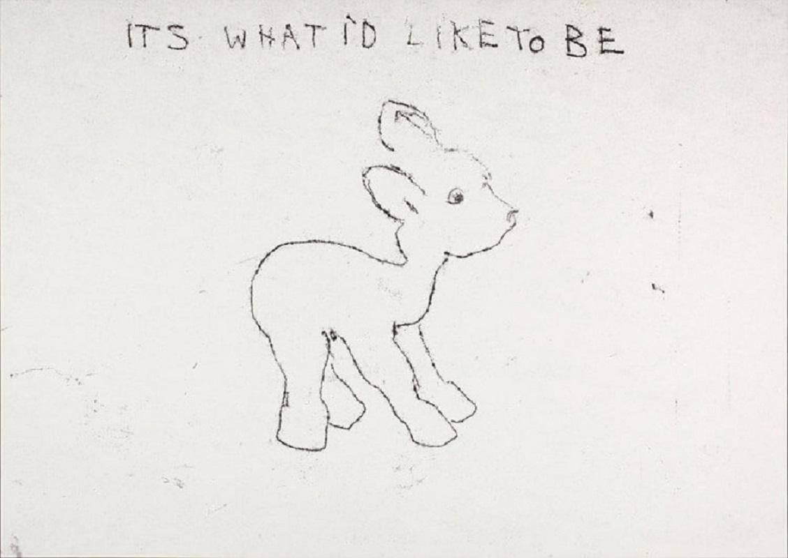 It’s What I’d Like To Be (1998) - Print by Tracey Emin