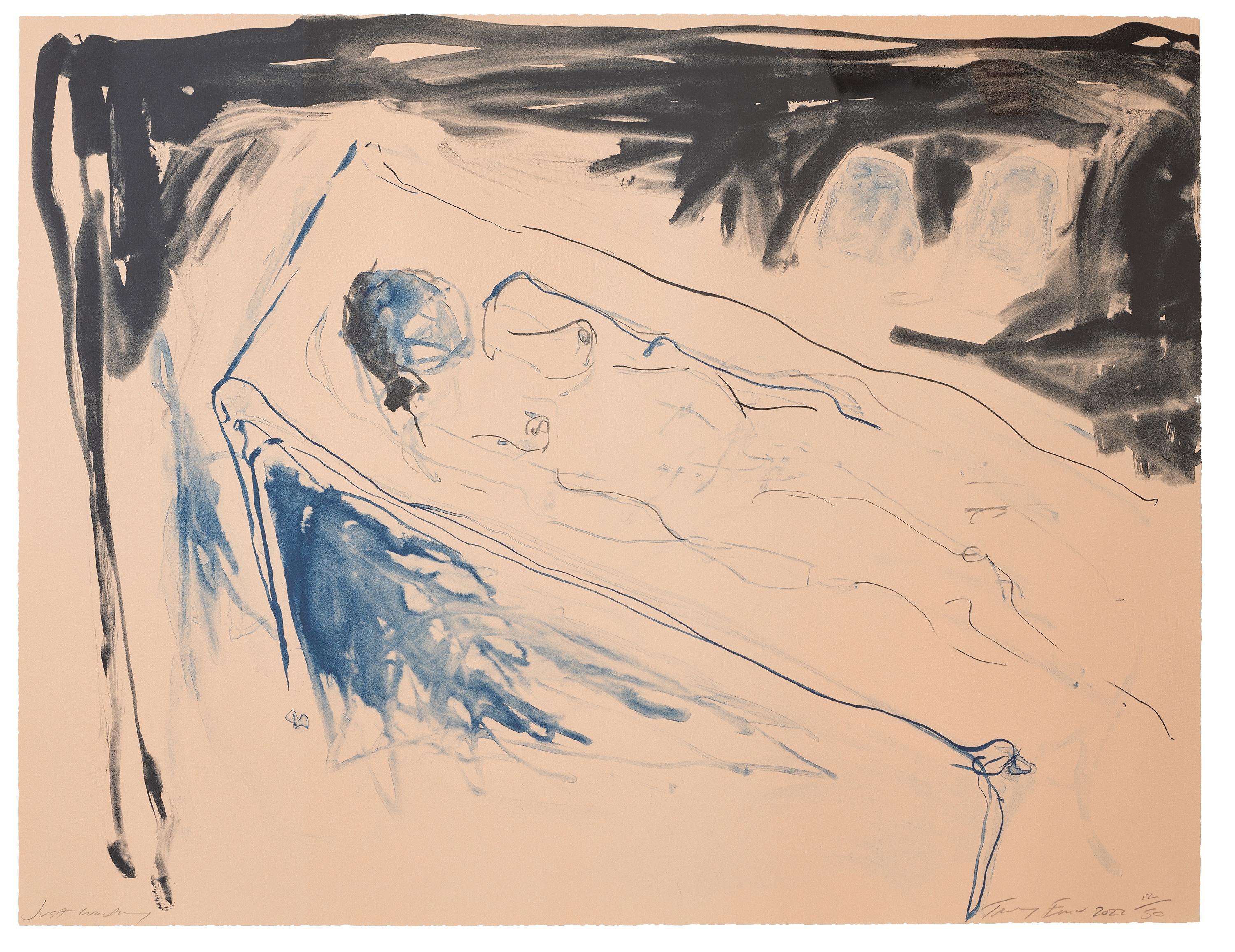 Just Waiting-- Litografía, Figura humana, Desnudo de Tracey Emin en venta 2