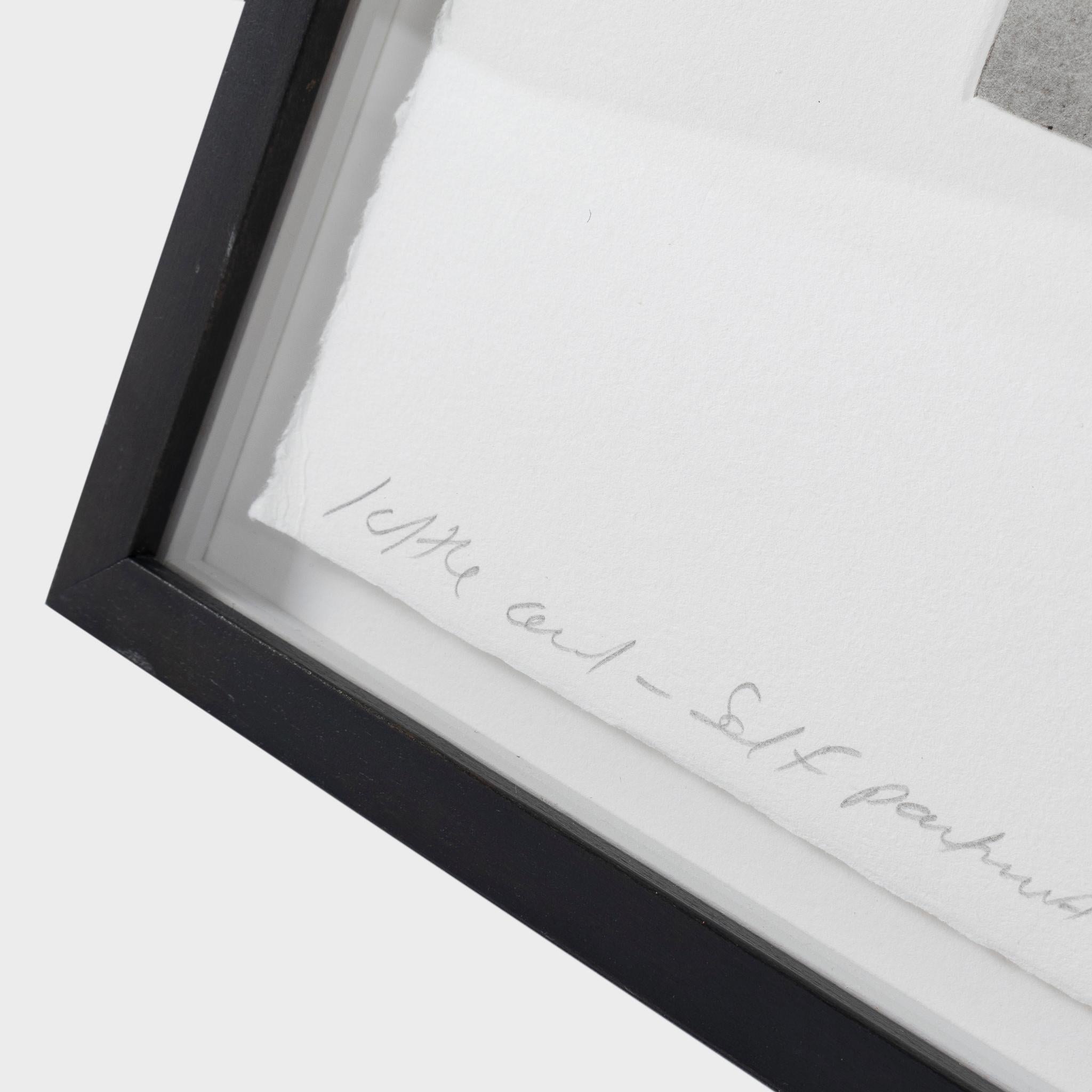 Steinkauz (Self-Portrait) (Grau), Abstract Print, von Tracey Emin