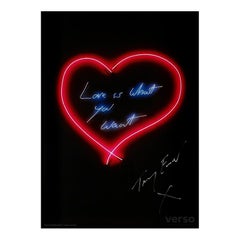 Love Is What You Want von Tracey Emin. Auflage: 500 Stück. Unterschrieben.