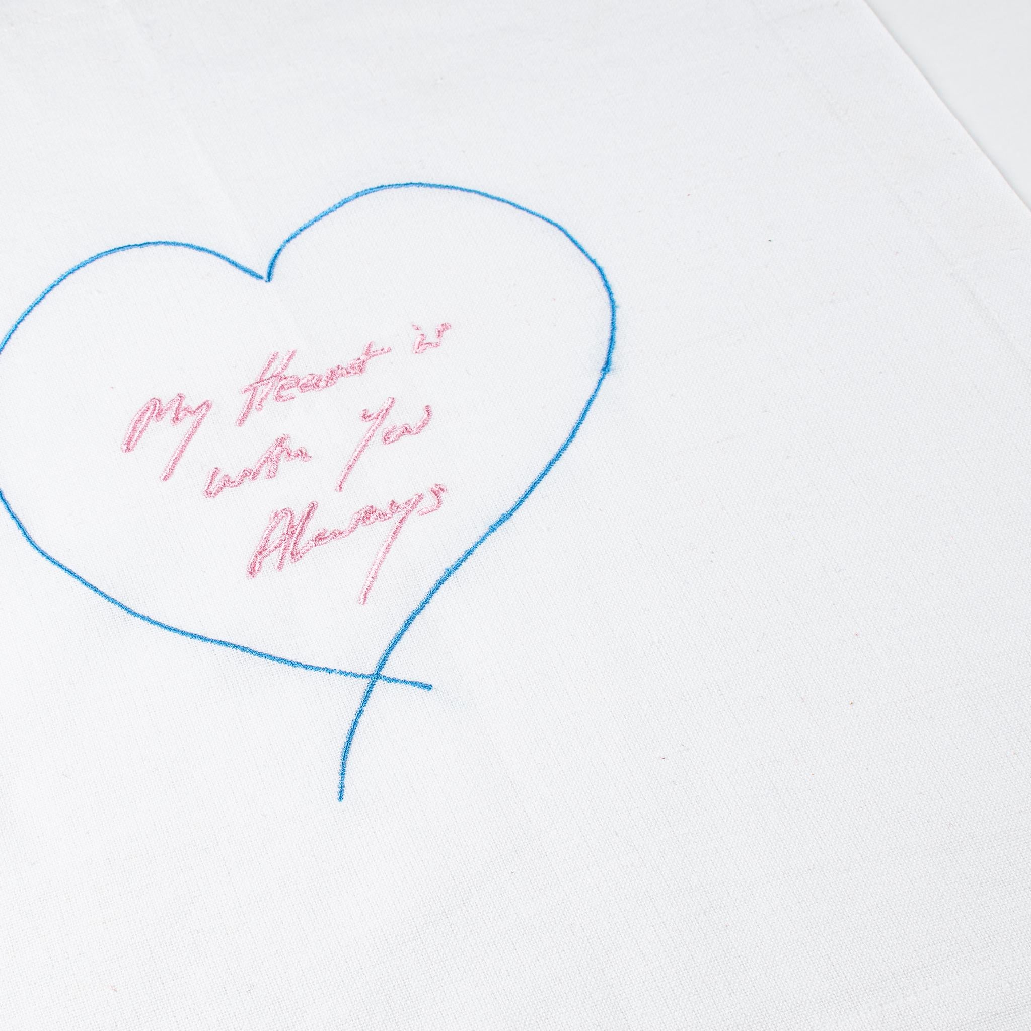 Il mio cuore è sempre con te (rosa e blu) - Print Contemporaneo di Tracey Emin