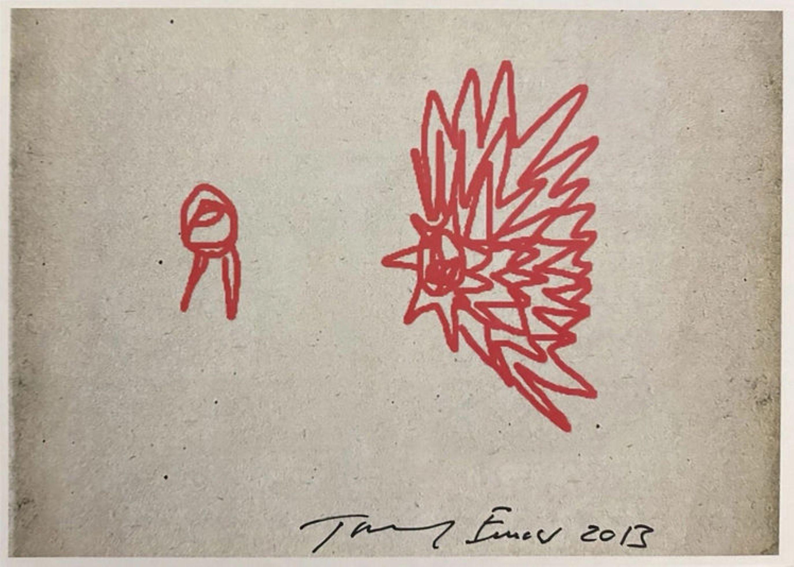 Tracey Emin Figurative Print - Nativity iPad Drawing