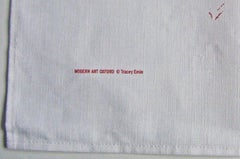 Not a Happy Kitten (Rare Vintage Limited Edition Silkscreen on Linen Tea Towel)