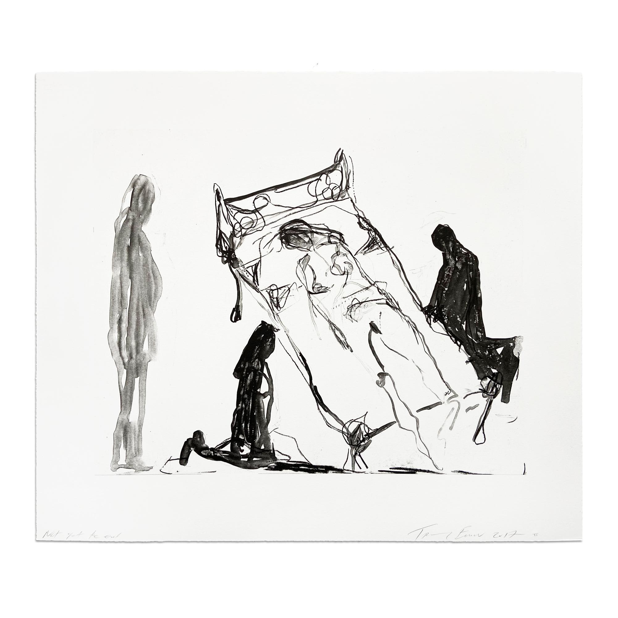 Tracey Emin Figurative Print - Not Yet the End, Contemporary Art, British Artist