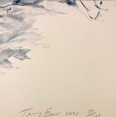 On My Knees - Emin, Contemporary, YBAs, Lithograph, Portrait, Figurative art