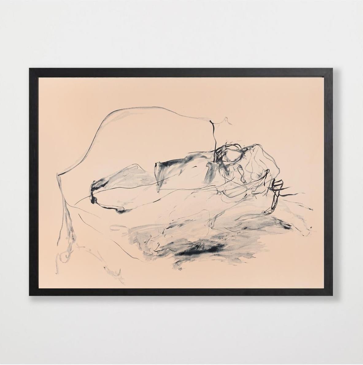 In ginocchio - Emin, Contemporary, YBAs, Litografia, Ritratto, Arte figurativa - Print Young British Artists (YBA) di Tracey Emin