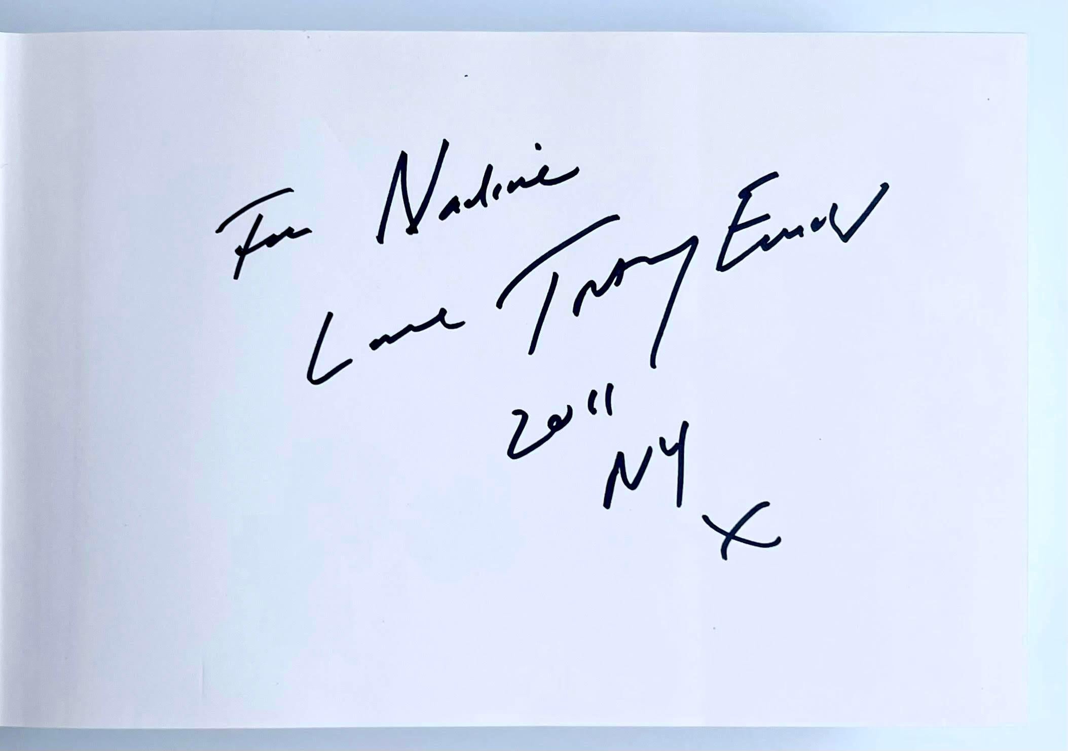 One Thousand Drawings par Tracey Emin (livre signé et inscrit à la main pour Nadine) en vente 4