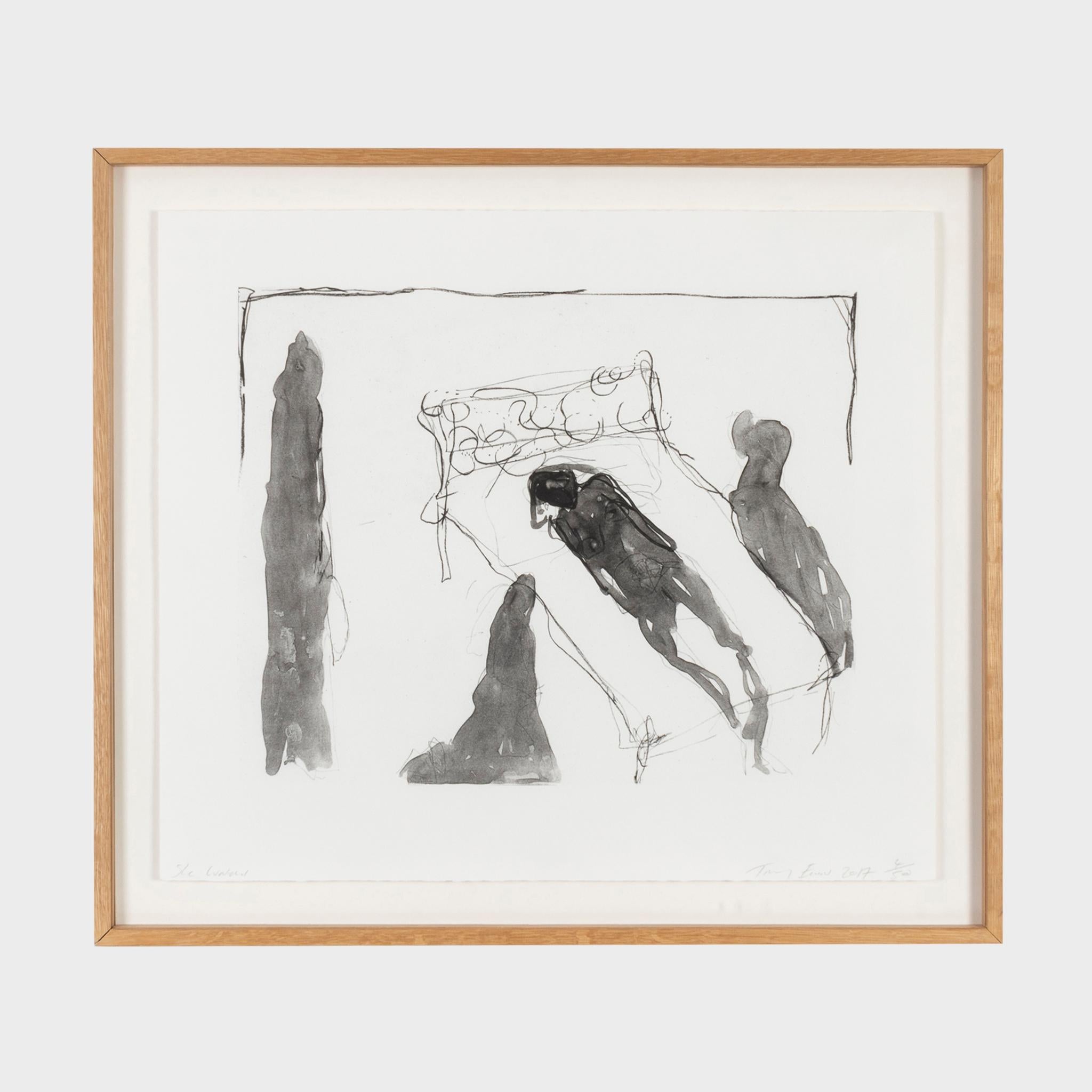Abstract Print de Tracey Emin - Ella miraba