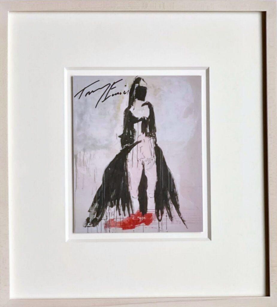 Tracey Emin Abstract Print - Signed Card from exhibition TRACEY EMIN/EDVARD MUNCH: THE LONELINESS OF THE SOUL