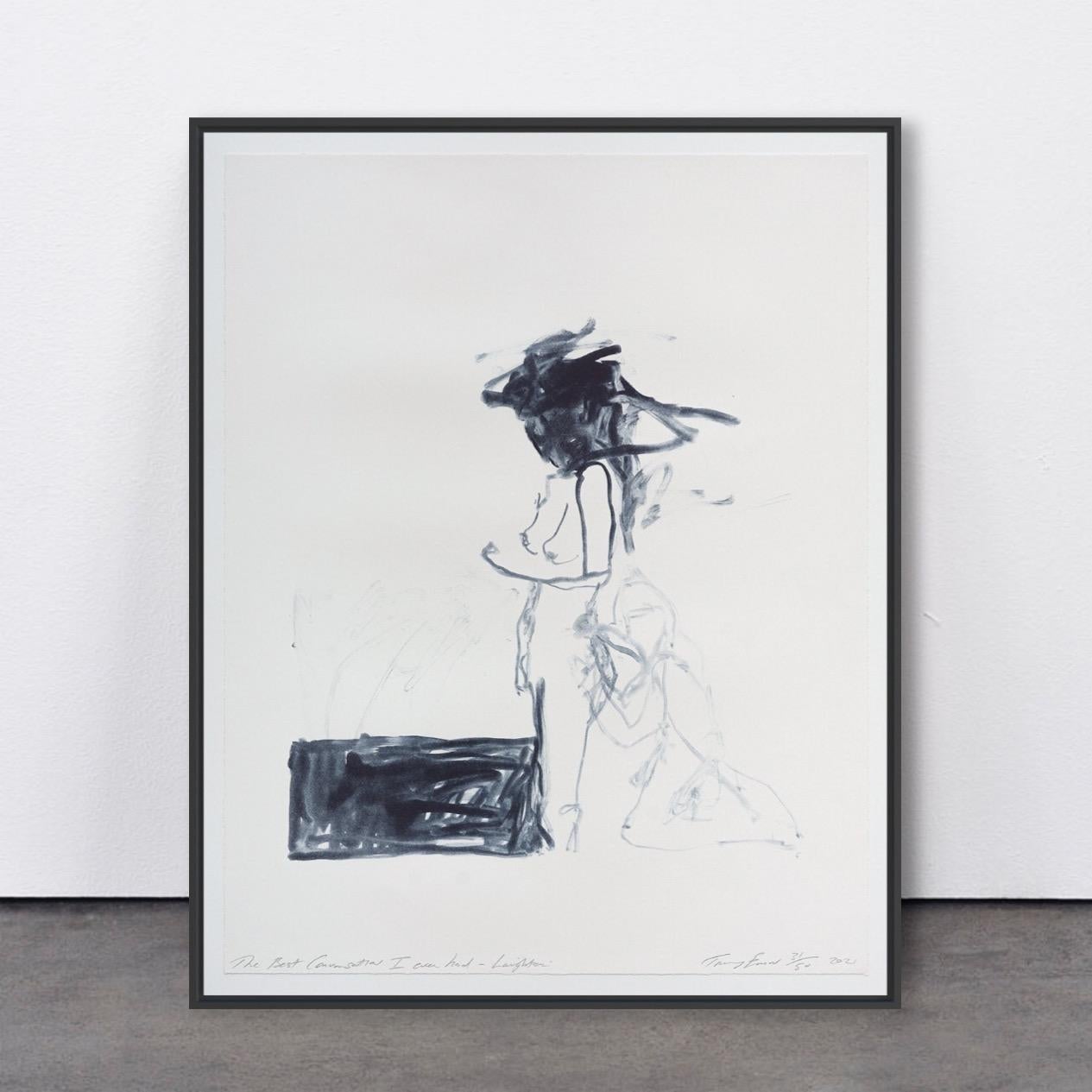 Tracey Emin Figurative Print - The Best Conversation I ever had – Laughter, (from A Journey to Death) - Emin