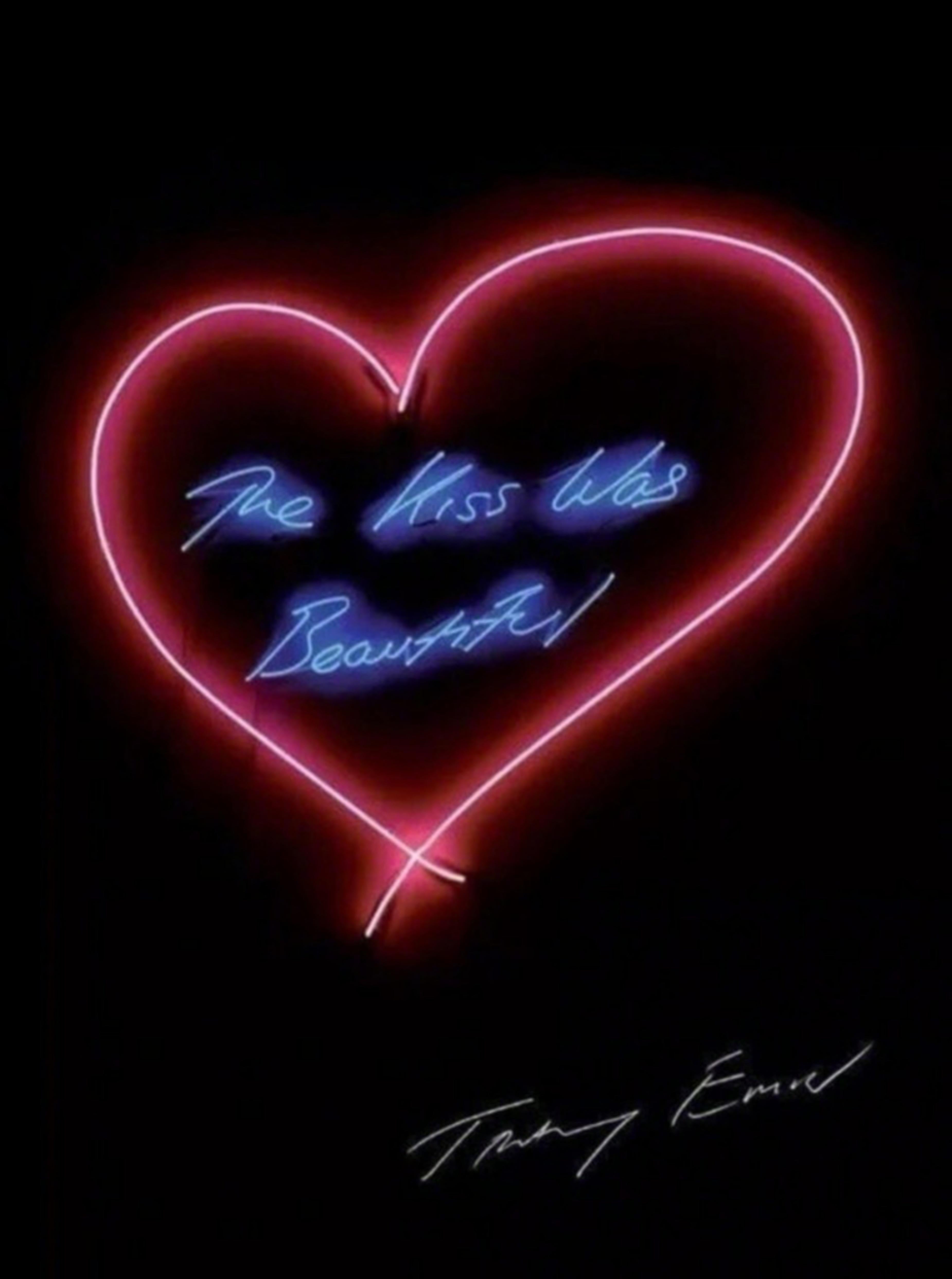 Tracey Emin Figurative Print - The Kiss Was Beautiful - gorgeous limited edition hand signed print by YBA star