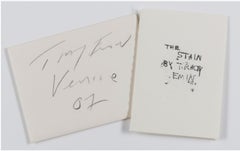The Stain (Biennale de Venise), édition limitée avec enveloppe signée au crayon