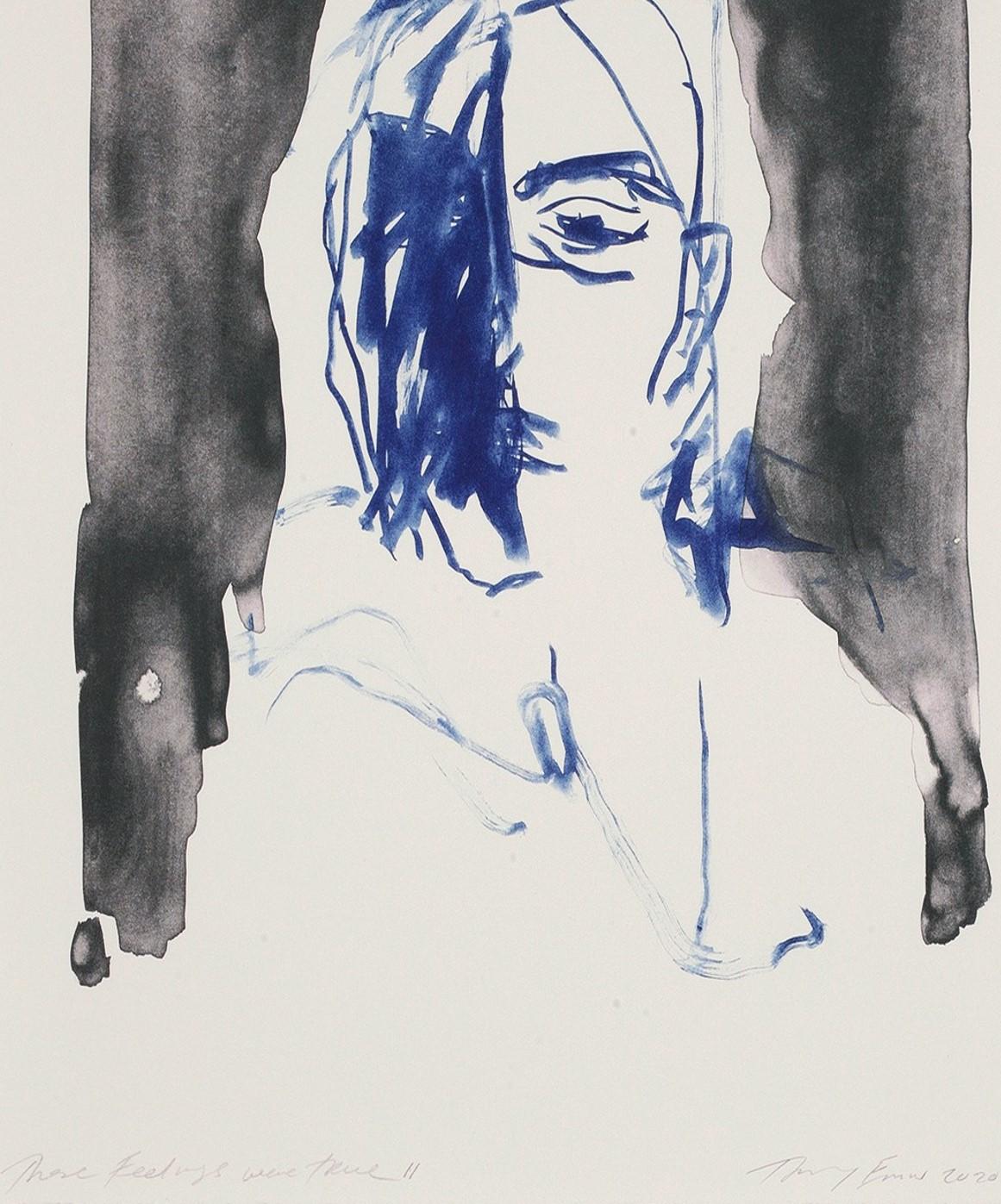 These Feelings Were True II - Emin, Contemporary, YBAs, Lithograph, Portrait - Young British Artists (YBA) Print by Tracey Emin