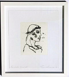 Tracey Emin - Beautiful Girl II, Etching chine-collé on paper Signed/N Framed