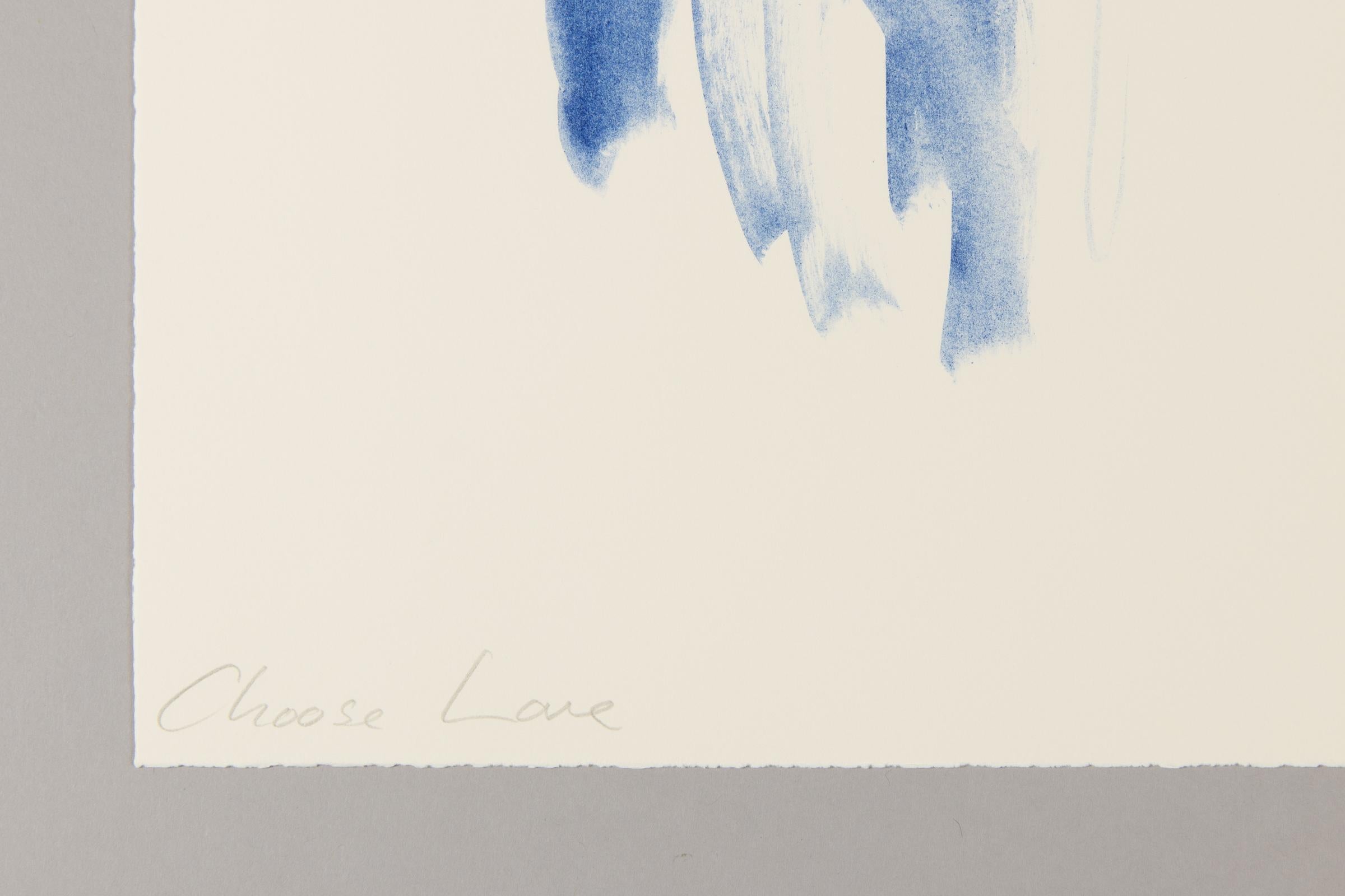 Tracey Emin, Elige el amor - Litografía firmada, Figuración abstracta, Arte británico en venta 4