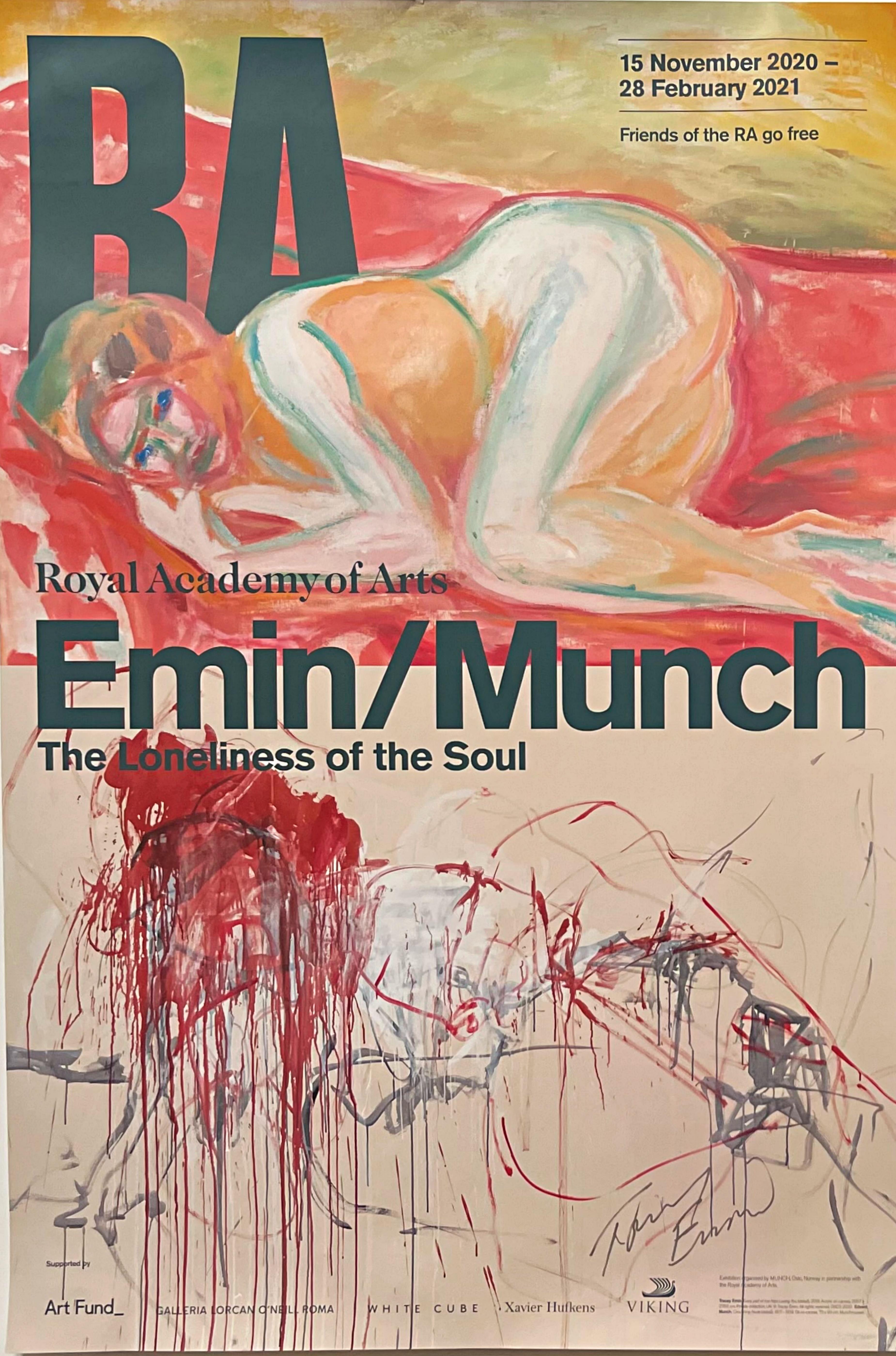 Tracey Emin - Emin/Munch The Loneliness of the Soul poster Signed by Tracey Emin