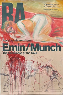 Tracey Emin - Emin/Munch The Loneliness of the Soul poster Signé par Tracey Emin
