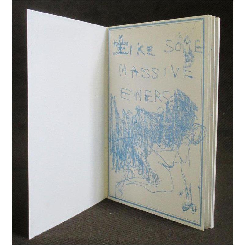 Tracey Emin, Holiday Inn, 1998

From a limited edition of 3000.
Excellent. Sold unframed.
5.71 x 4.13 in (14.5 x 10.5 cm)
Publisher, Gesellschaft für Aktuelle Kunst, Bremen, 1998

NOTES: This is a first edition miniature book produced by Tracey Emin
