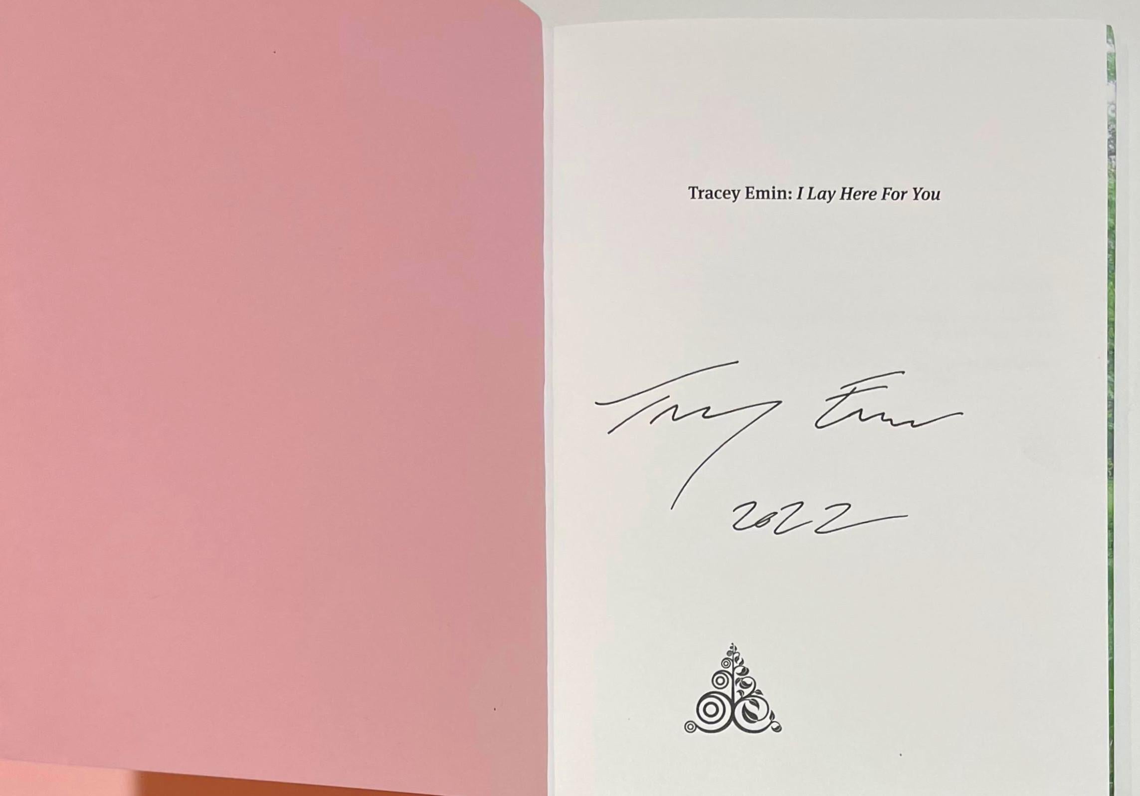 Tracey Emin: I Lay Here For You (Hand signed and dated fine art monograph) For Sale 1