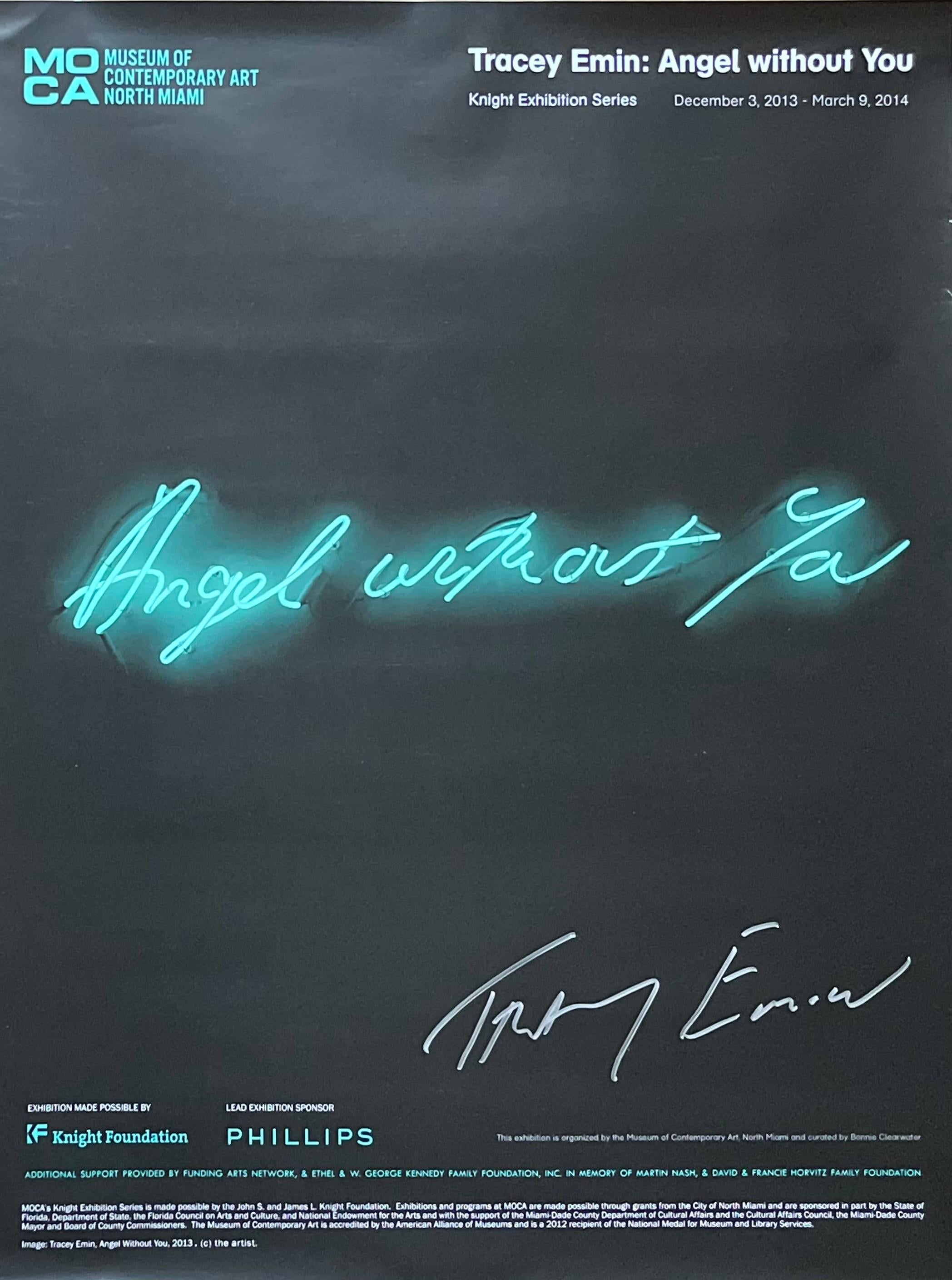 Poster del Tracey Emin Museum of Contemporary Art Miami (firmato a mano da Tracey)