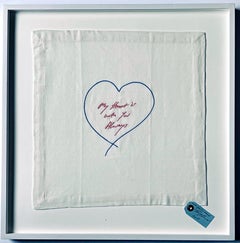 Tracey Emin - Mi corazón está siempre contigo (con etiqueta firmada a mano e inscrita)