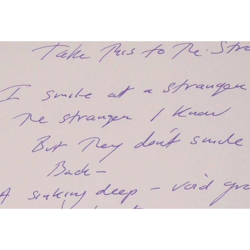 Tracey Emin, « Take This To The Stranger », lithographie offset, 2013 en vente 1