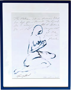 Tracey Emin - « The Mother, Ghost of Munch », lithographie offset, signée à la main, encadrée