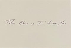 Tracey Emin, The News Is I Love You