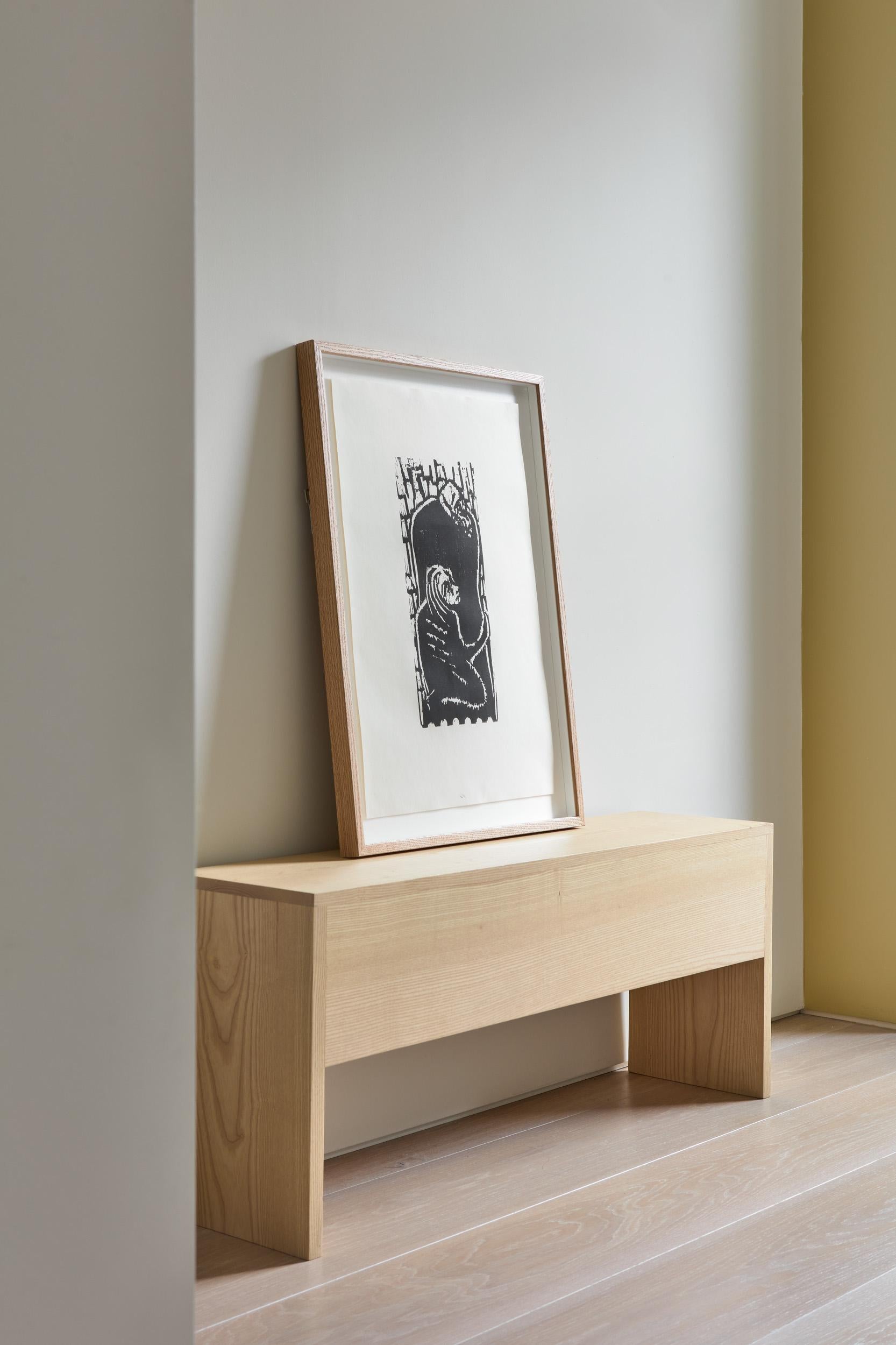 Untitled -- Woodcut, Human Figure, Contemporary Art by Tracey Emin