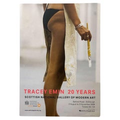 Cartel litográfico de los 20 años de retrospectiva de Tracey Emin