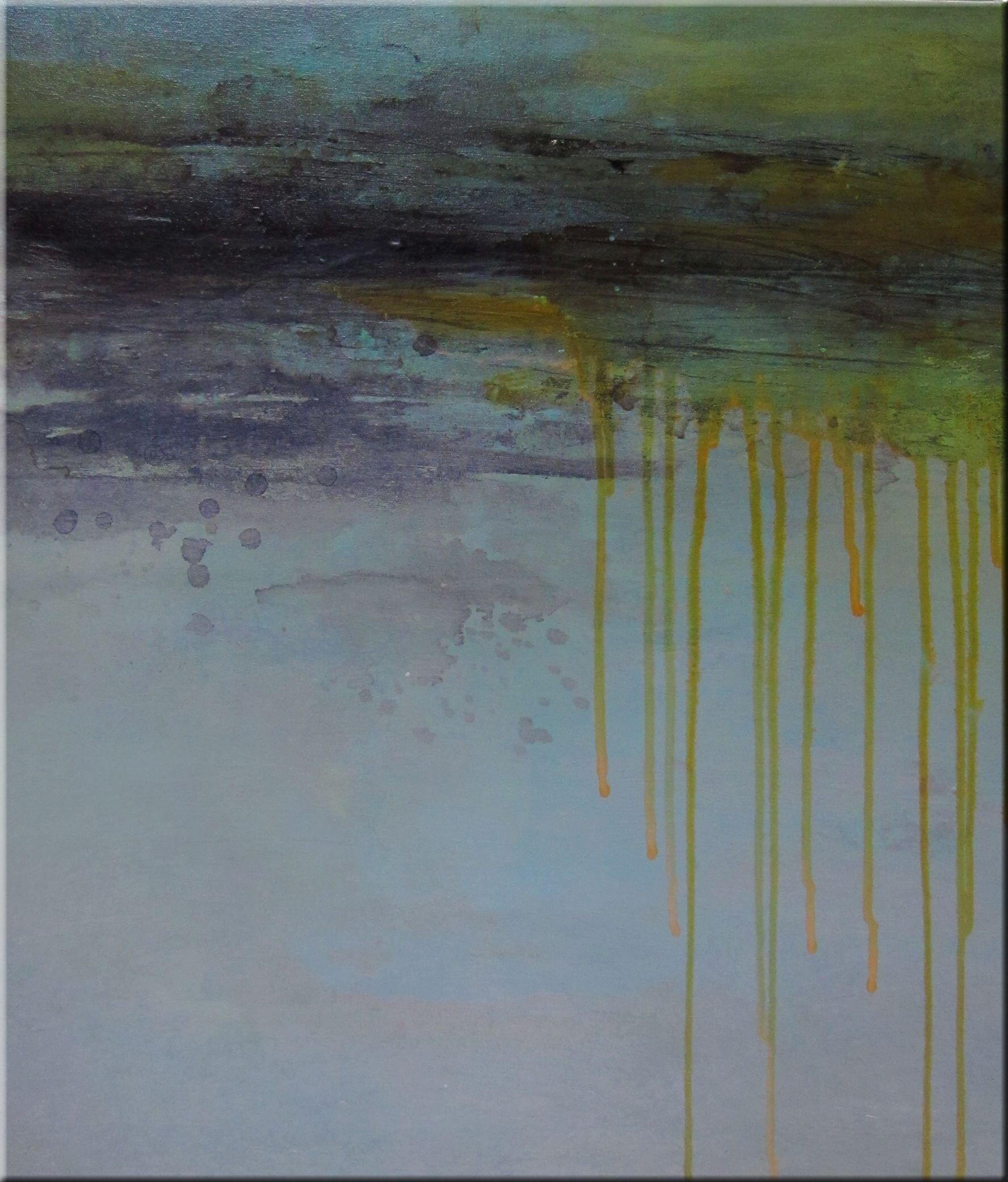 Abstract Painting de Tracy Burke - Mapas, Pintura, Acrílico sobre lienzo