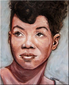 Sarah Vaughan, Pittura, Olio su tela