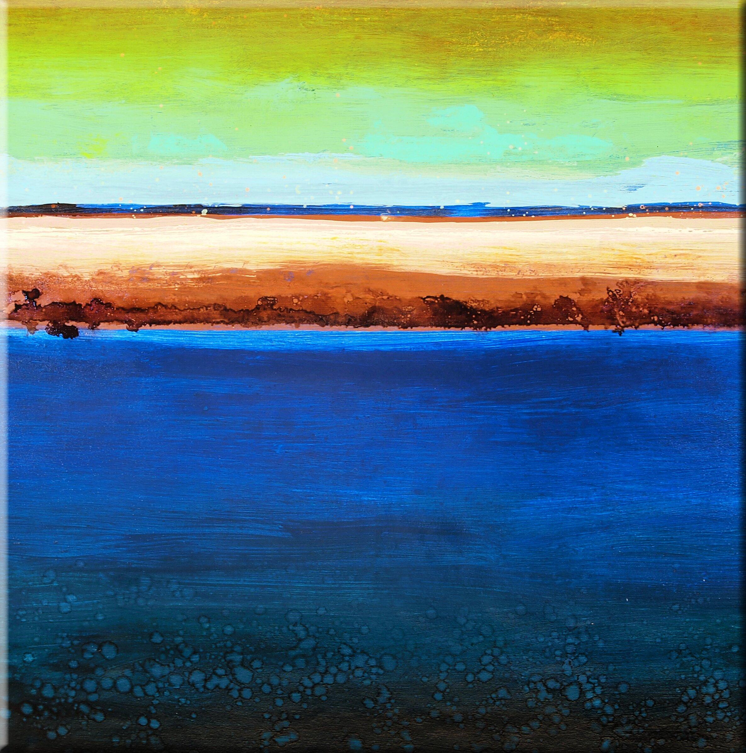 Trist, Pittura, Acrilico su tela - Painting di Tracy Burke