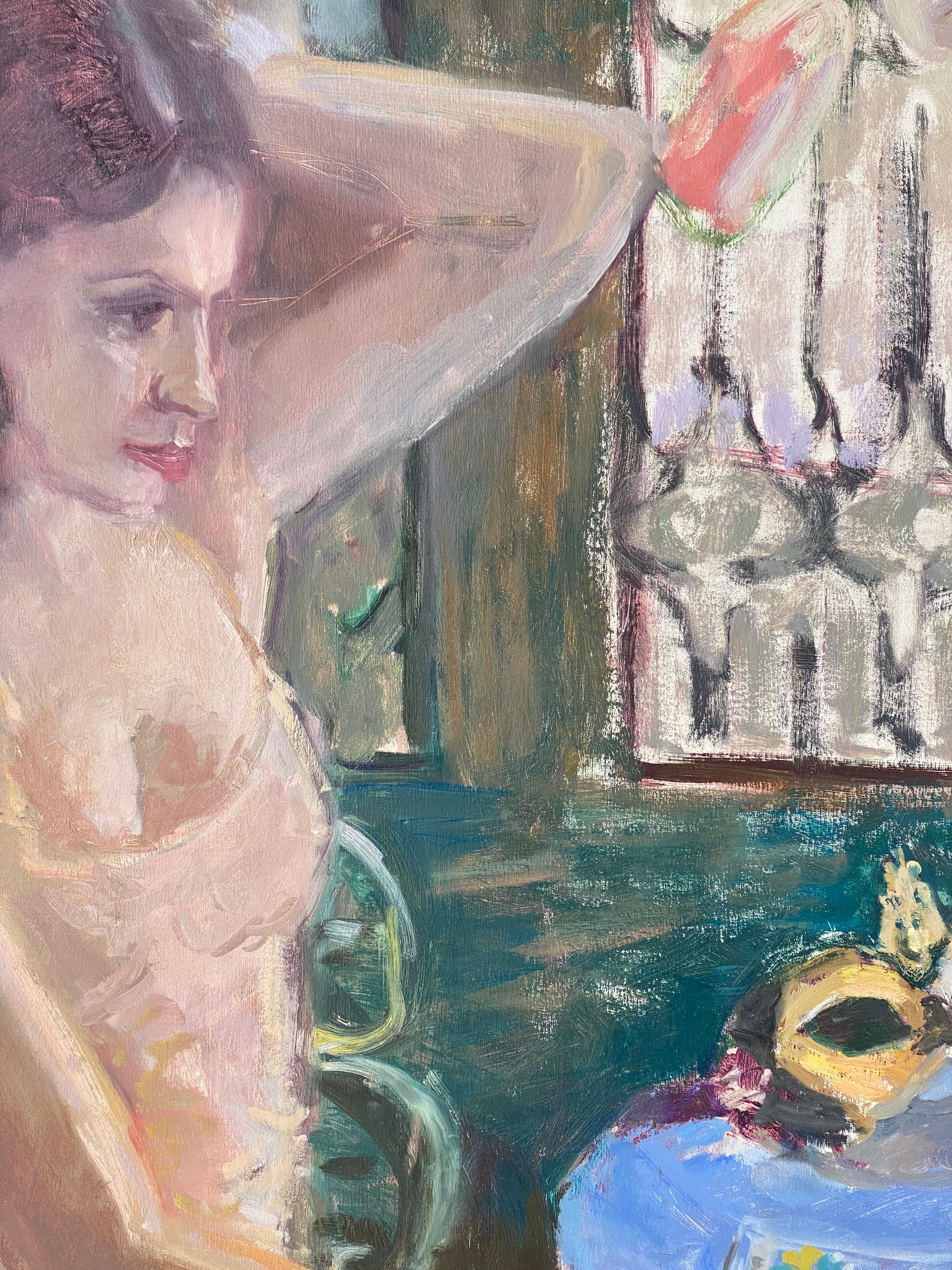 The Reader - Painting by Tracy Burtz