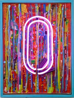 The Big O Original:: Neon on Vintage Board Signé personnellement Excellent Évaluation d'art