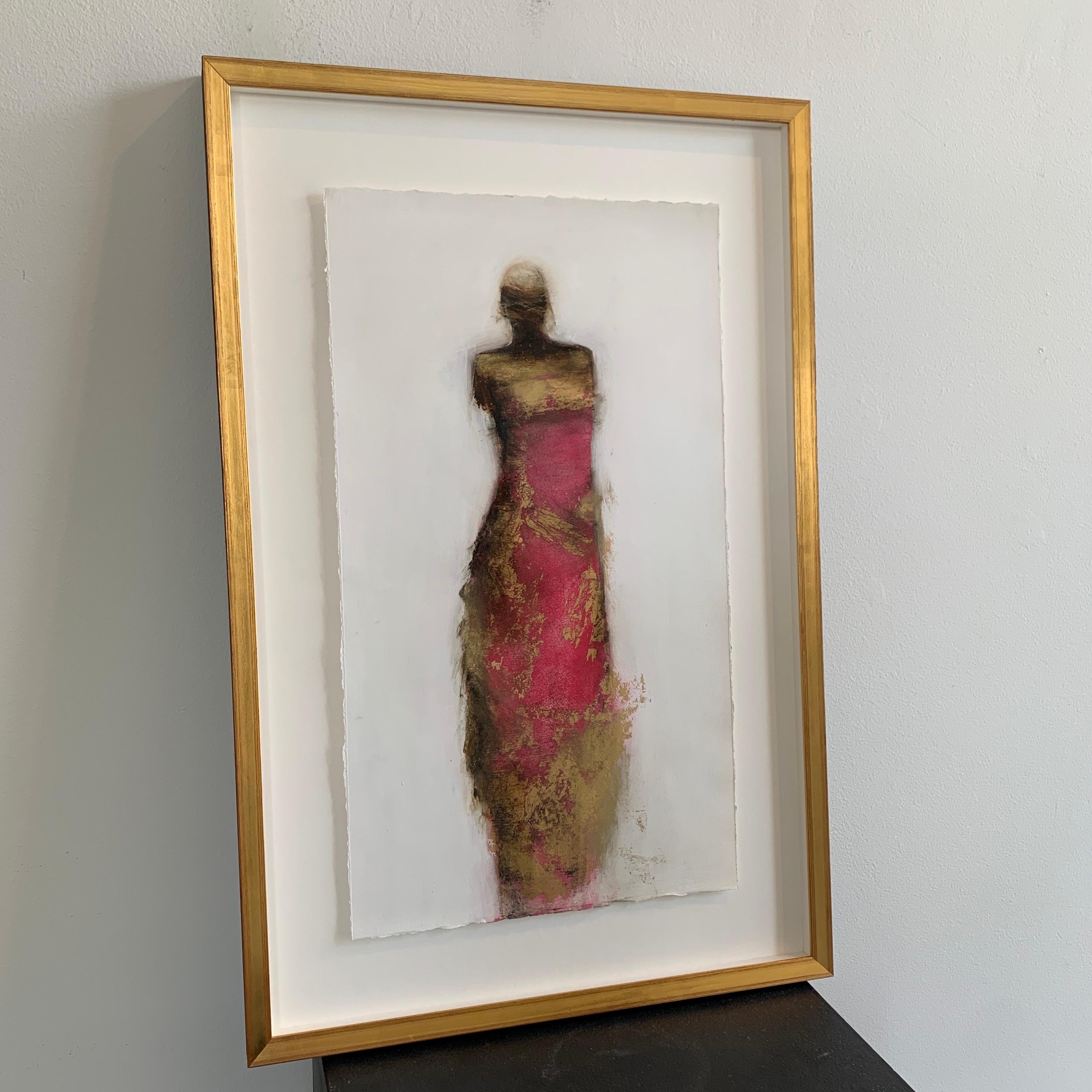 Figure in Pink  - Painting by Tracy Sharp