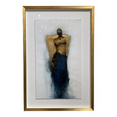Figure with Gold Leaf by Tracy Sharp 