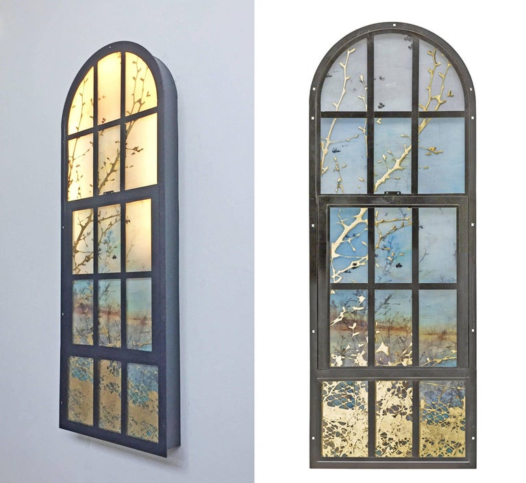 Tracy Silva Barbosa - Saltwater Window, mixed media, 55 x ...